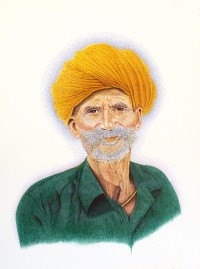 Imtiaz Ali, 14 x 19 Inch, Ballpoint on Paper, Figurative Painting, AC-IMA-007